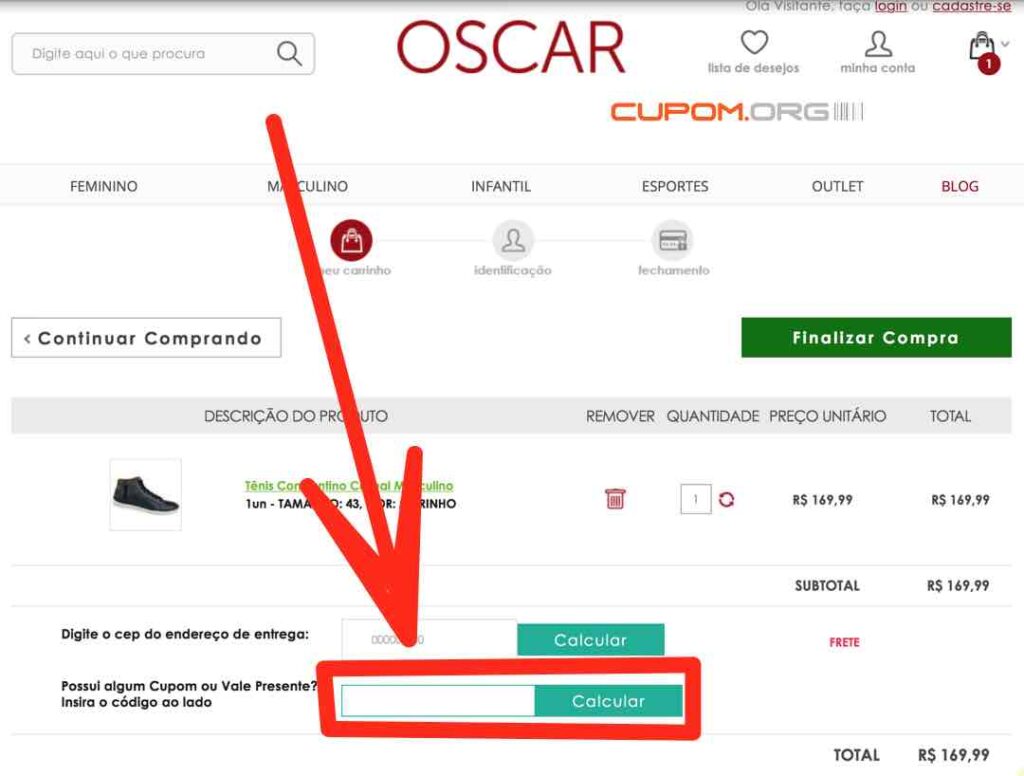 Cupom De Desconto Oscar Calçados Experiências de clientes com os cupons da Oscar Calçados