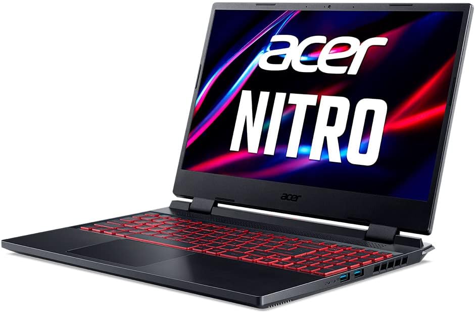 Acer Notebook Gamer Nitro 5 AN515-58-54UH Intel Core I5 12º Geração 8GB RAM 512GB SDD (NVIDIA RTX 3050) Full HD IPS 144Hz Retroiluminado na cor vermelha Windows 11 home
