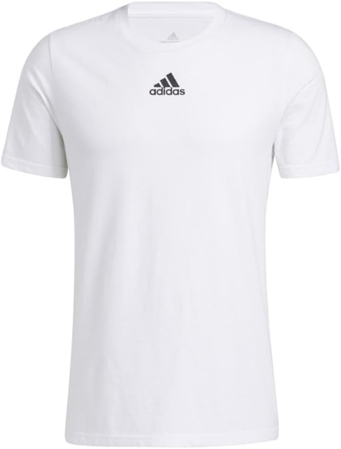 Camiseta Adidas Masculina Casual Amplifier Black/white Ek0174 P